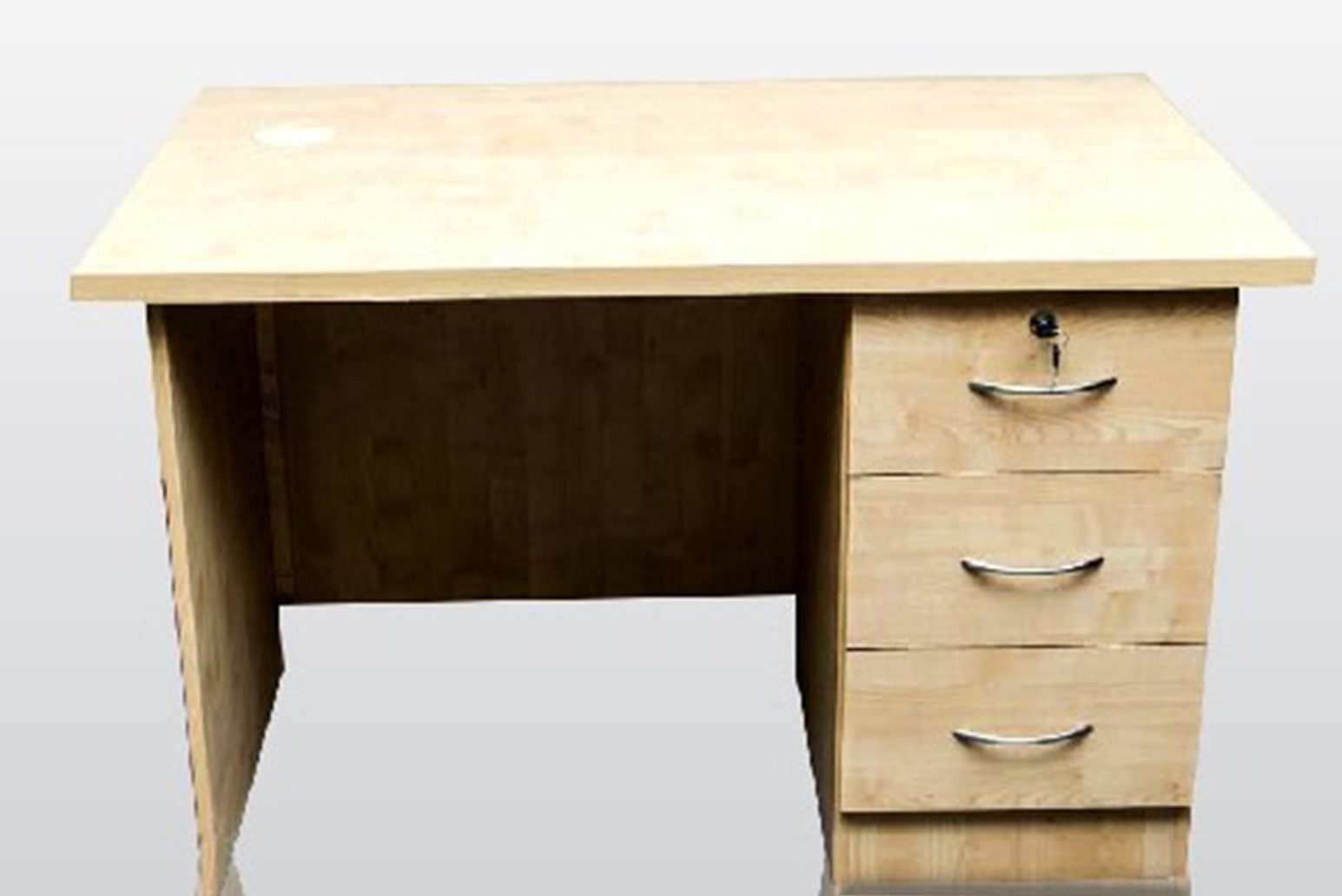 budget-desk-3-drawer-white